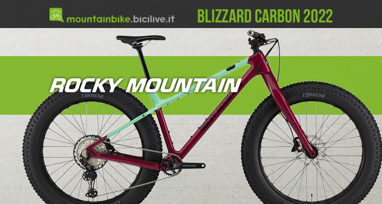 Rocky Mountain Blizzard Carbon: la fat bike da trail