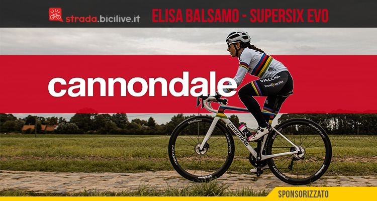 Elisa Balsamo e la Cannondale SuperSix EVO World Championship