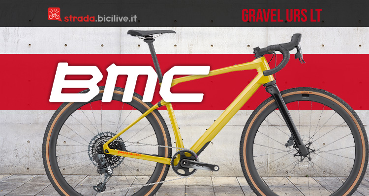 BMC URS LT 2022: forcella ammortizzata e geometrie studiate per il gravel