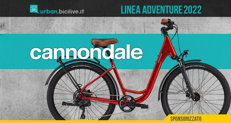 Cannondale Adventure, la nuova urban comfortevole e pratica