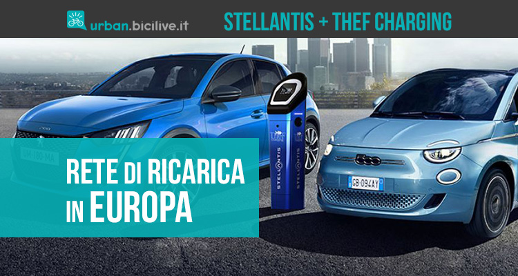 Partnership tra Stellantis e TheF Charging per un network di ricarica pubblica in Europa