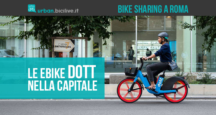 Bike sharing: dopo i monopattini, a Roma arriveranno anche le e-bike di Dott