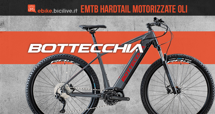 Tre eMTB hardtail 2022 di Bottecchia motorizzate OLI Sport