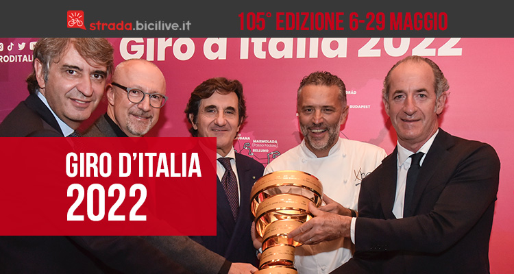 Giro d’Italia 2022: l’edizione 105 dal 6 al 29 maggio