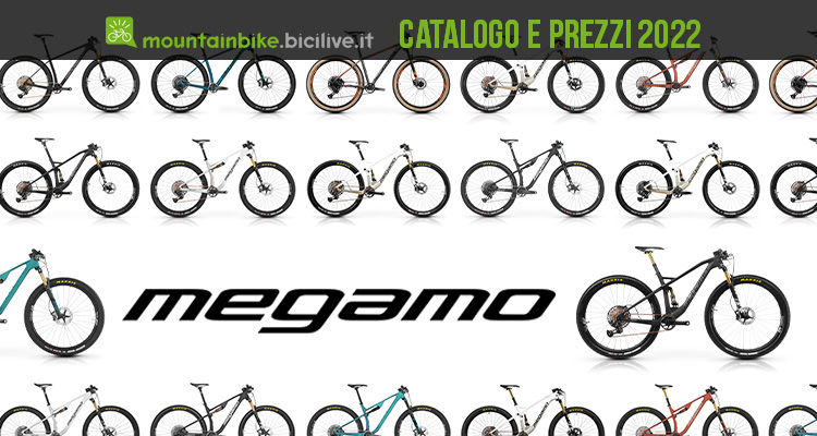 Il catalogo e il listino prezzi delle MTB Megamo 2022