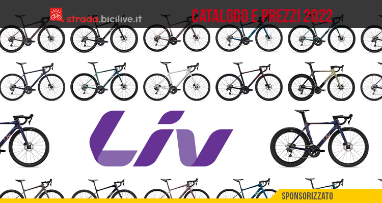 Tutte le bici da strada 2022 di Liv: catalogo e listino prezzi