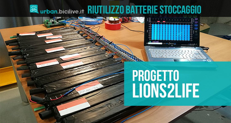 Con Lions2Life le batterie delle e-bike diventano accumuli stazionari