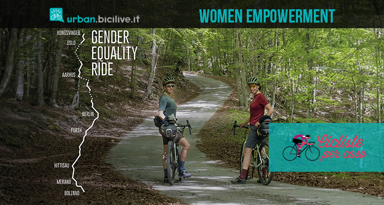 Le Cicliste per Caso pedalano 2.000 km per la Gender Equality Ride