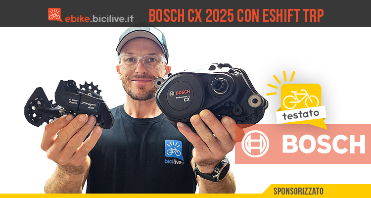 Test nuovo motore Bosch CX 2025 e sistema di cambiata automatica eShift TRP