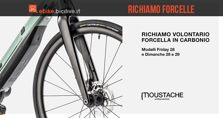 Richiamo volontario forcelle in carbonio Moustache